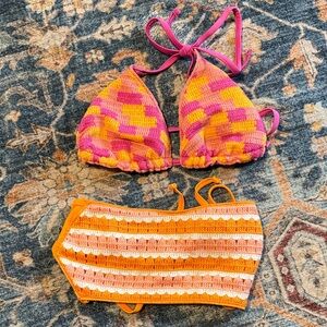 Colorful Crochet Bikini Tops